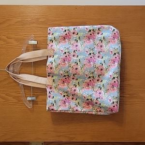 Floral Print Tote Bag